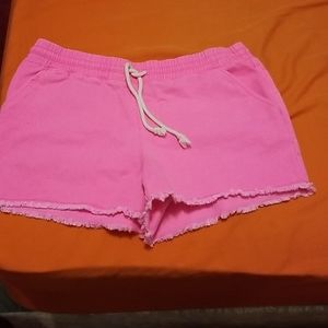 Pink shorts large(11-13)